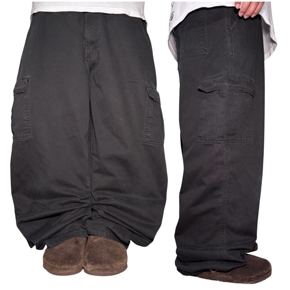 Y2k Baggy Fit Jeans Mens Wrangler 42x31 skater Style Wide Leg